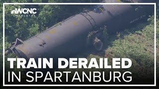 Train derailment in South Carolina