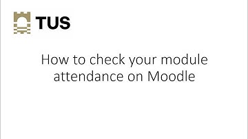How to check your module attendance on Moodle