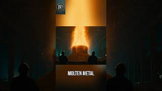 The Astonishing Steel-Making Process: From Ore to Molten Metal #shorts