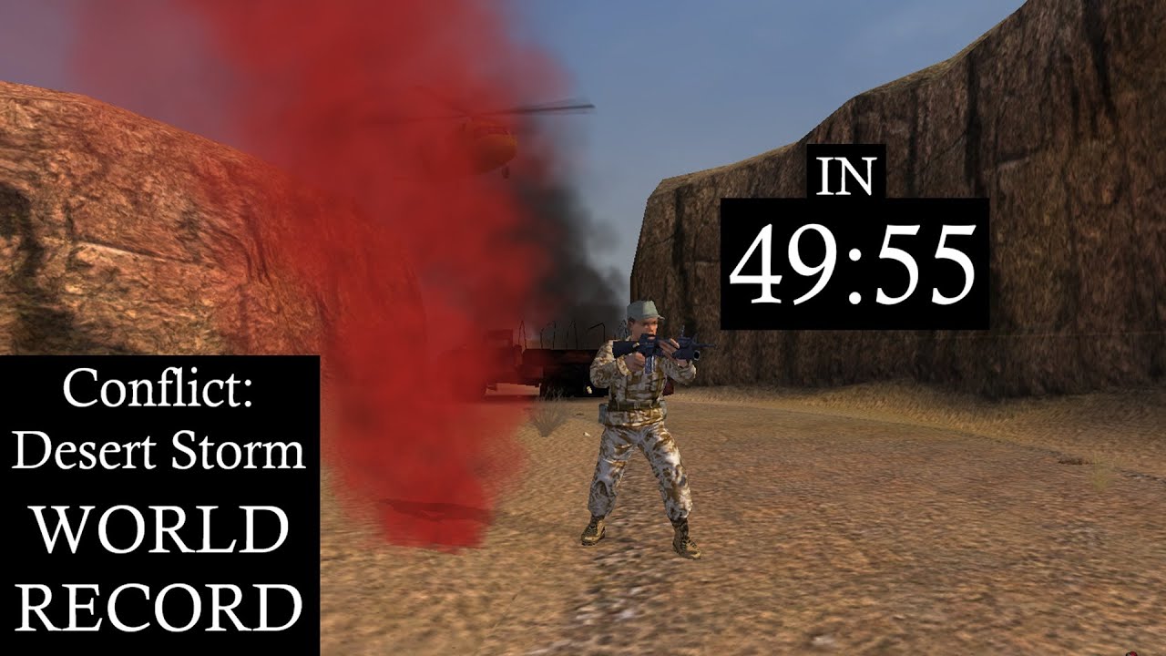 Conflict: Desert Storm speedrun in 