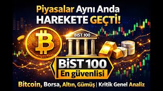 Piyasalar Aynı Anda Harekete Geçti̇ Bitcoin, Borsa, Altın, Gümüş I Kritik Genel Iz
