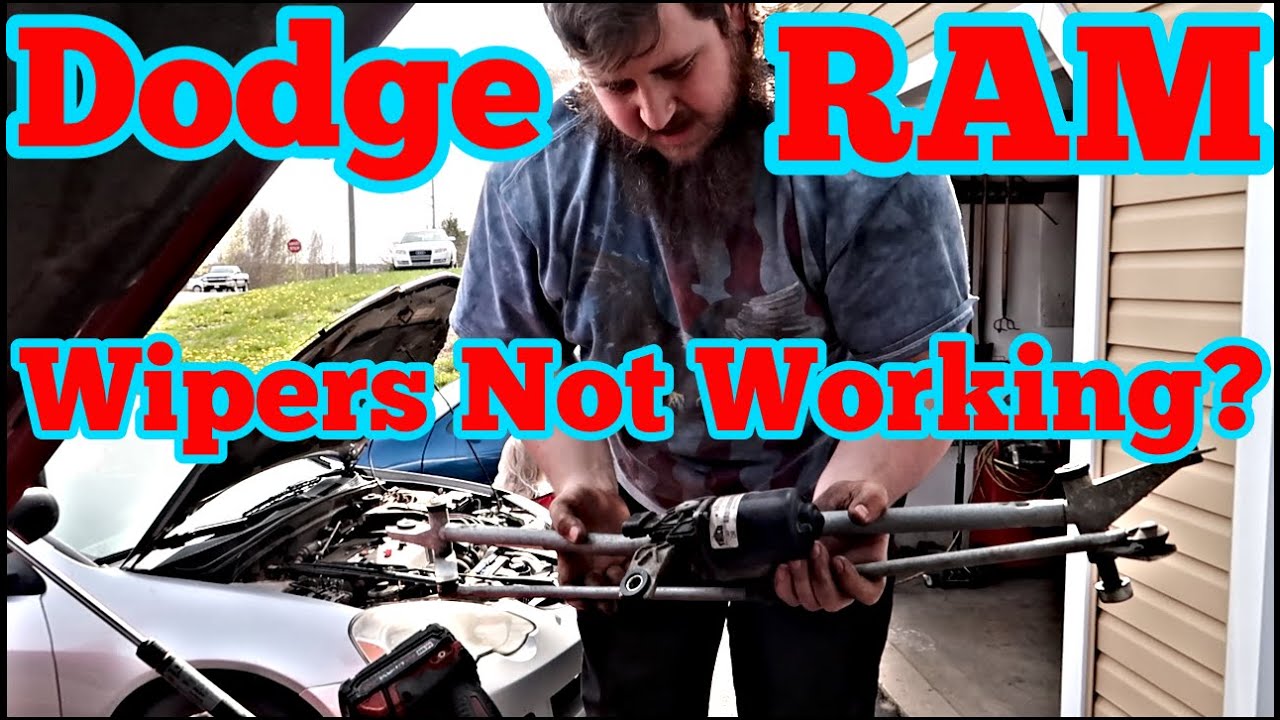 Diagnose Windshield Wipers Not Working Change Motor, Linkage, And Arms