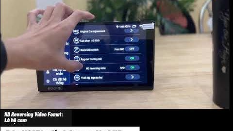 Hướng dẫn cài đặt camera lùi