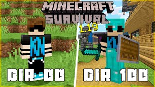 Sobrevivendo 100 Dias no Minecraft Survival 1.19  O FILME