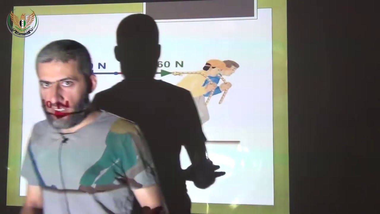 الثالث الإعدادي  الفيزياء  القوى على حامل واحد 2