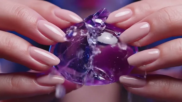 Glass Fruit ASMR  Slow Motion Crystalline Fruit Breaking  Grape  #asmr #asmrvideo