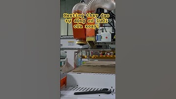 Máy CNC nesting thay dao tự động có lưỡi cưa xoay