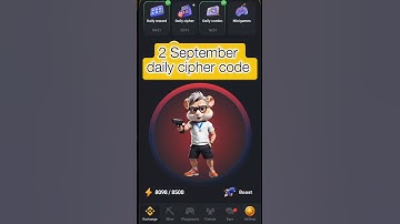 2 September daily cipher code Hamster Kombat | Hamster Kombat daily cipher
