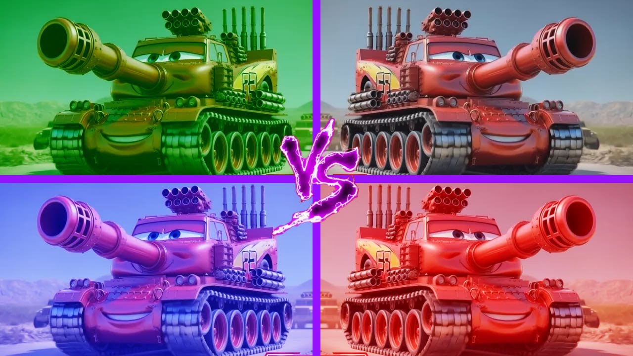 🚂🥶😱MCQUEEN TANK🎶 Coffin Dance Song