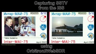 Tracking SSTV from the ISS using the Orbitron2WebSDR- App with the Goonhilly WebSDR station screenshot 3