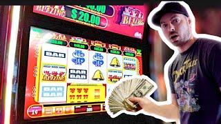 CAN&#39;T STOP WINNING THE BLAZING 7&#39;S SLOT MACHINE BONUS!