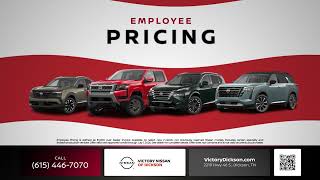 Choose Your Savings at Victory Nissan of Dickson | Employee Pricing, $2,500 Trade Assistance & More