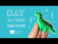 DIY for Kids #7 - Dinozaur z plasteliny 🦕