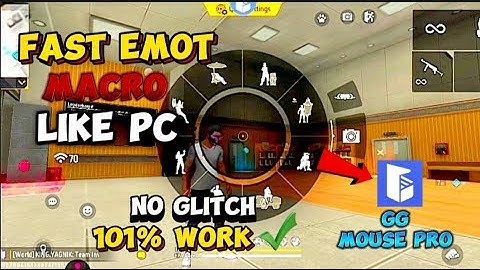 GG Mouse Pro Fast Emot Marco ⚡ Setting | No Glitch 101% Work | No Joystick Problem | GG Mouse Pro 