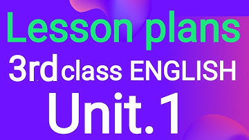 Lessonplans to ENGLISH Primary school 3rd class