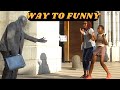 Bushman  statue prank the best funny you will ever see today2023 ma.i fun