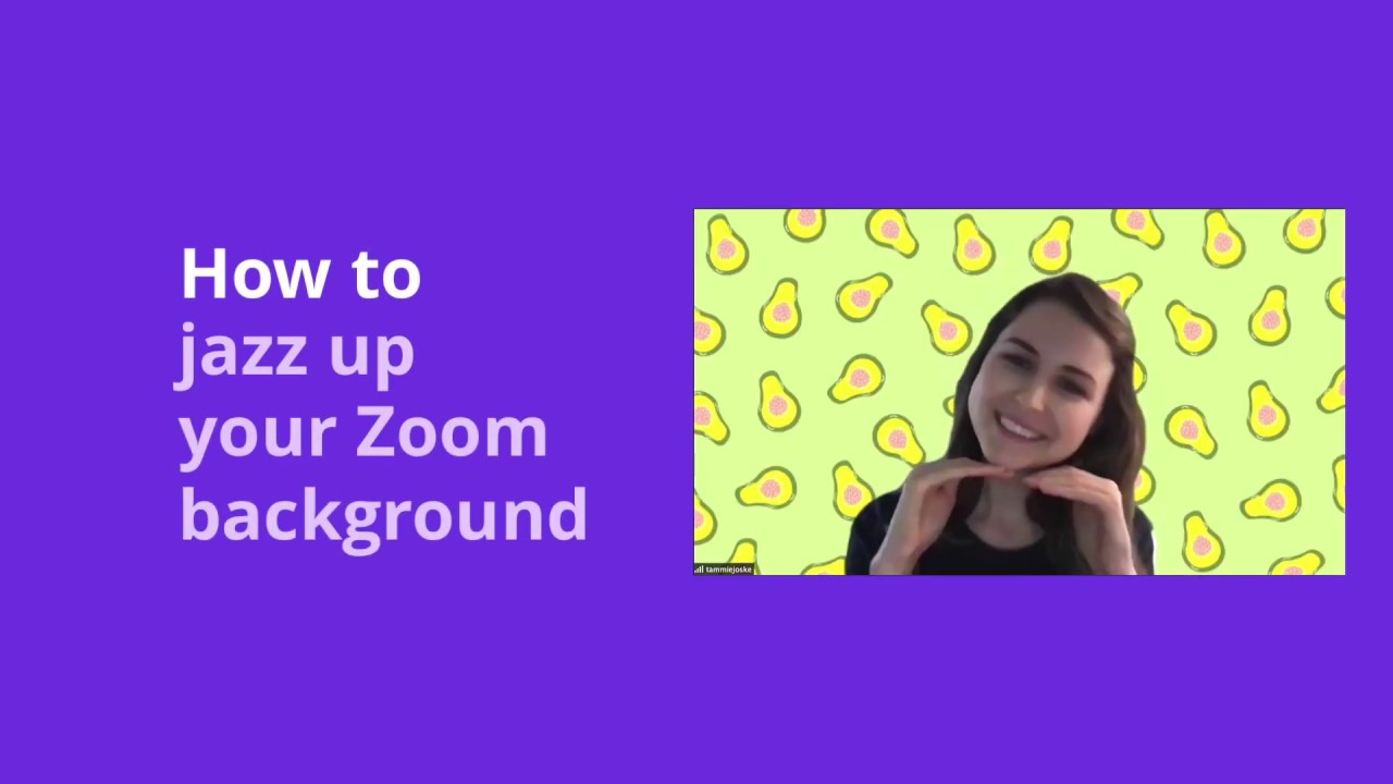 How to create Zoom backgrounds - YouTube