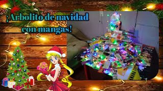 🎄⛄Armó un arbolito de Navidad con mi colección de manga⛄🎄 ¡Especial de Navidad!