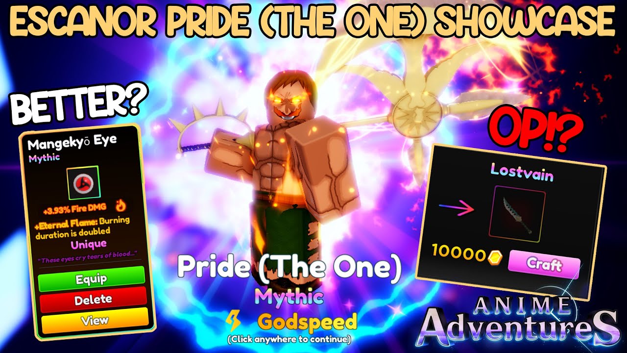 Divine Pride (Peak) Showcase (Pride The One 7 Deadly Sins) All