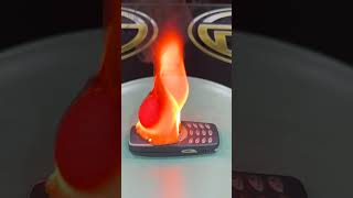 Nokia 3310 versus Red Hot Ball