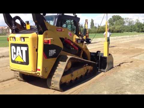 Cat 289c CGT edilizia con nuova lama blade Planner Spektra