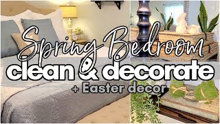 SPRING DEEP CLEAN AND DECORATE / SPRING BEDROOM IDEAS / EASTER 2022 DECOR / SPRING DECORATE WITH ME