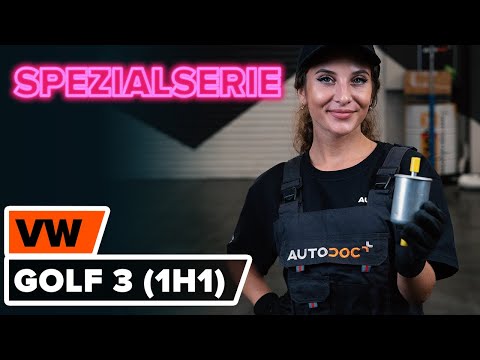 Wie VOLKSWAGEN GOLF 3 (1H1) Kraftstofffilter wechseln [AUTODOC TUTORIAL]