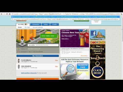 How to do the new javascript hack habbo!