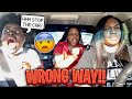 GOING THE WRONG WAY PRANK ON SISTERS