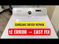Samsung Dryer tE Error Fix – Easy $10 Repair (No Disassembly Needed!)