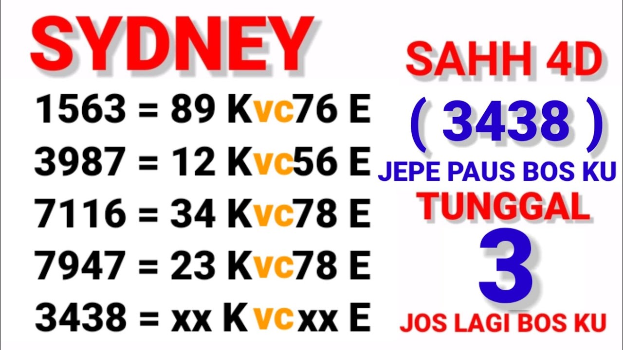 BOCORAN SIDNEY HARI INI PREDIKSI SIDNEY 26 APRIL 2023 RUMUS SIDNEY Bocoran sidney hari ini prediksi sidney 26 april 2023 rumus sidney