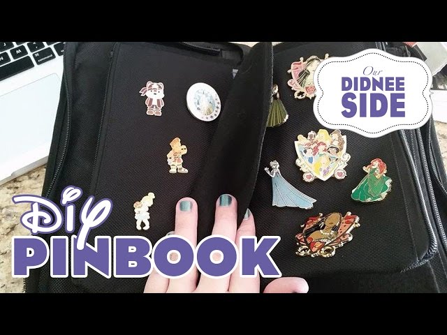DIY Disney Pin Trading Book - Using Dollar Store Items 