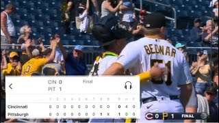 Pirates get no-hit but still win 1-0 (Reds moment)🤣