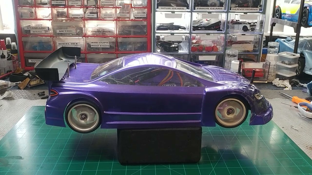 Hpi rs4 pro 2 vintage rc car brushless