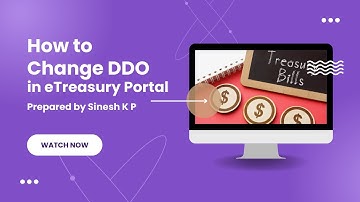 How to Change DDO in eTreasury Portal