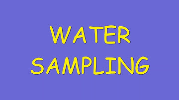 Sampling Technique (Soil, Water & Air)