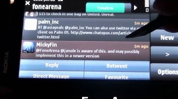 Gravity - Twitter Application for S60 - Walkthrough on Nokia 5800 and E71