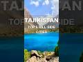 Top 5 Hill Side Cities in Tajikistan #travel #shorts #tajikistan