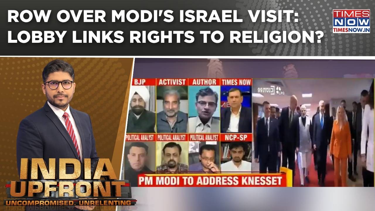 Row Over Modi's Israel Visit: Congress Cites 'Gaza Genocide'; Lobby Links Rights To Religion? WATCH