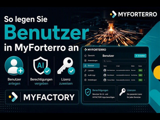 Einführungstutorial: So legen Sie Benutzer in MyForterro an