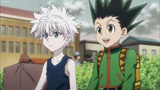 Gon and Killua search for antiques, Zepile helps Gon and Killua discover the treasure in the statue