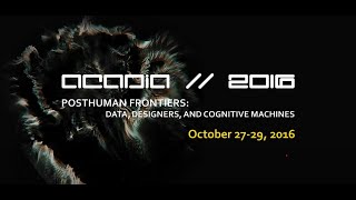 ACADIA 2016 Award - CITA (Mette Ramsgaard Thomsen)