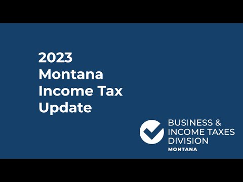 2023 Montana Income Tax Update