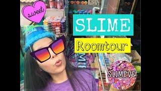 ULTIMATE SLIME ROOM TOUR !!! Slimeve slime room