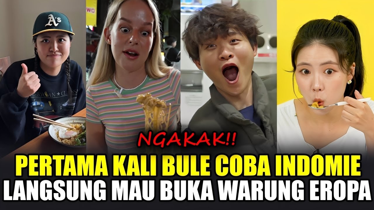 BULE MAKAN INDOMIE MENTAH⁉️ Reaksinya Nggak Masuk Akal, Sampai Ketawa Sendiri 😂