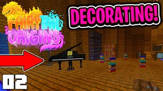 DECORATING MY NEW HOME (Minecraft Fairy Tail Origins Season 5 Roleplay)