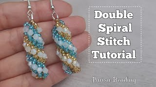 DIY Double Spiral Stitch Tutorial 🌈🌈🌈