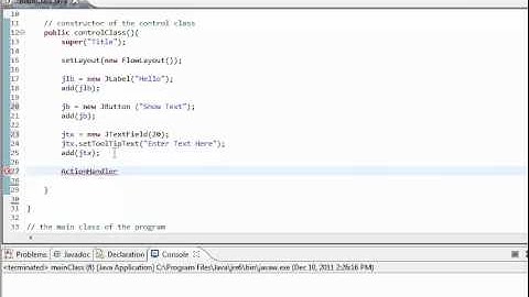 Learn Java in Hindi 51: Event Handling