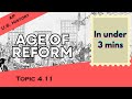 An Age of Reform in Under 3 mins (APUSH Unit 4 Topic 11)