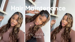 A Day In My Life Getting My Hair Done Ft Varia Hair | Vlog
